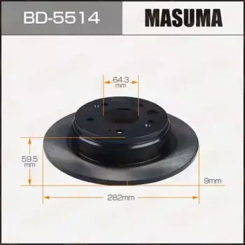 Тормозной диск MASUMA BD-5514