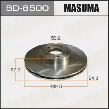 Тормозной диск MASUMA BD-8500