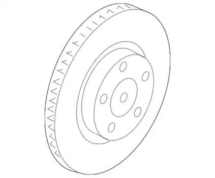 Тормозной диск MAZDA B45A33251A