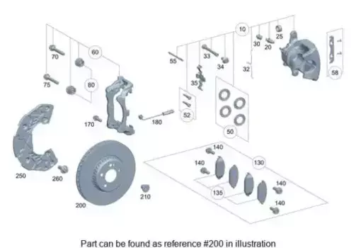 Тормозной диск MB 000 421 21 12