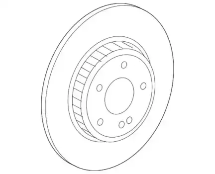 Тормозной диск MB 000 423 05 12