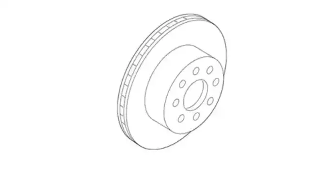 Тормозной диск MB 639 423 01 12