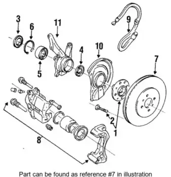 Тормозной диск MITSUBISHI MB699283