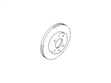 Тормозной диск MOBIS S517123D300