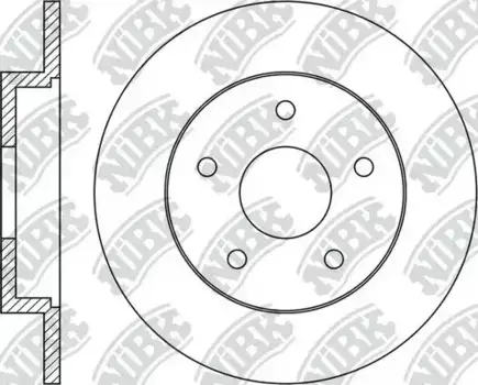 Тормозной диск NIBK RN1189 полный задняя ось
