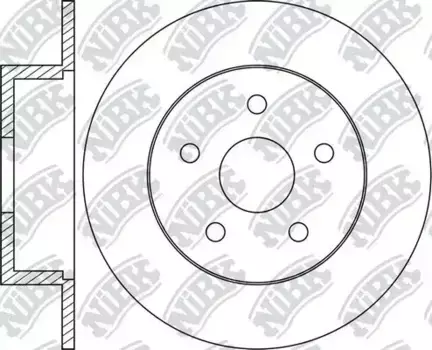 Тормозной диск NIBK RN1251 полный задняя ось