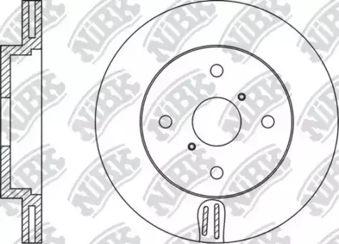 Тормозной диск NIBK RN1437