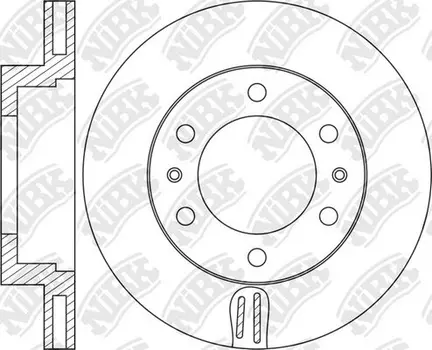 Тормозной диск NIBK RN1446