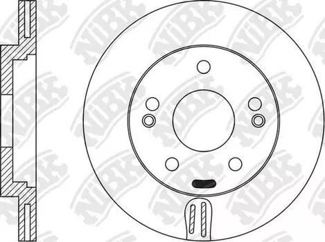 Тормозной диск NIBK RN1562