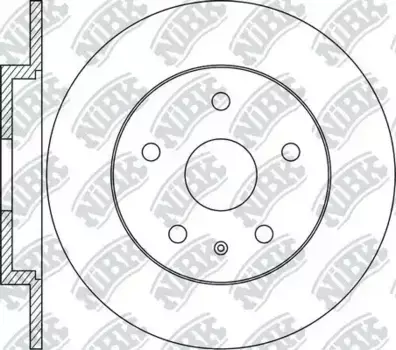 Тормозной диск NIBK RN1676