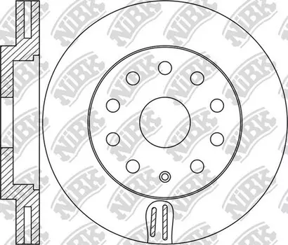 Тормозной диск NIBK RN1803