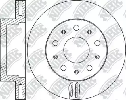 Тормозной диск NIBK RN1847