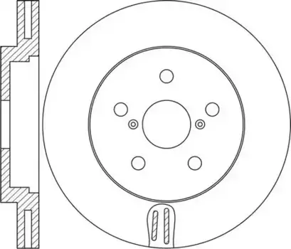 Тормозной диск NIBK RN2096