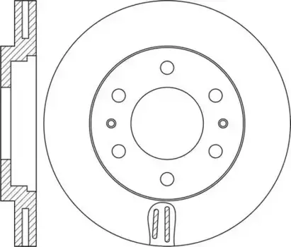 Тормозной диск NIBK RN3001