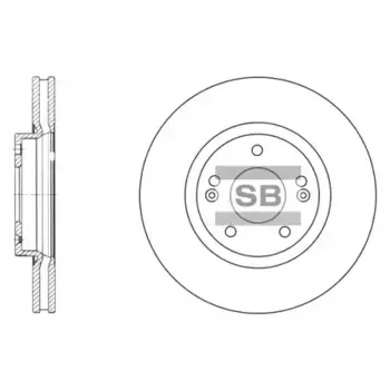 Тормозной диск SANGSIN SD1055