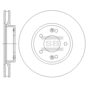 Тормозной диск SANGSIN SD1074