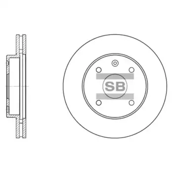 Тормозной диск SANGSIN SD3017