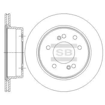 Тормозной диск SANGSIN SD3043