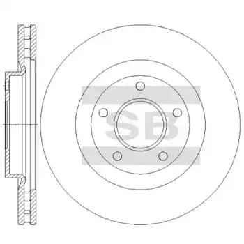 Тормозной диск SANGSIN SD4361