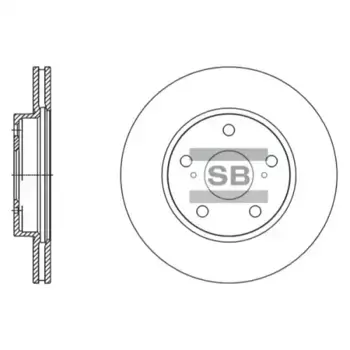 Тормозной диск SANGSIN SD4604