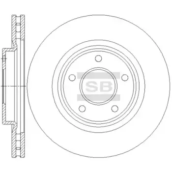 Тормозной диск SANGSIN SD4709