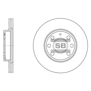 Тормозной диск SANGSIN SD5102