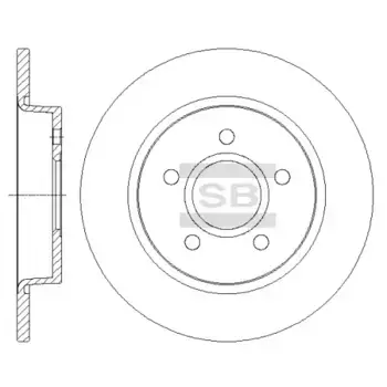 Тормозной диск SANGSIN SD5303