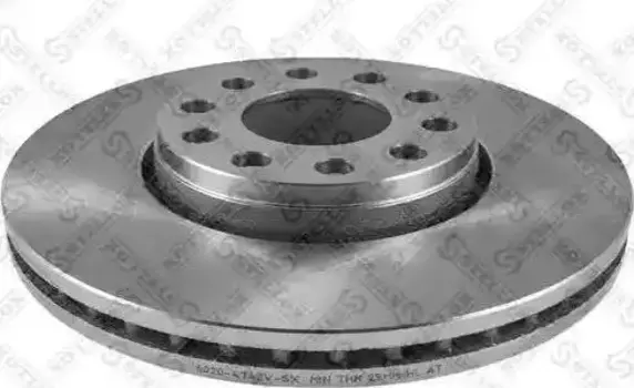 Тормозной диск STELLOX 6020-1072V-SX вентилируемый передняя ось