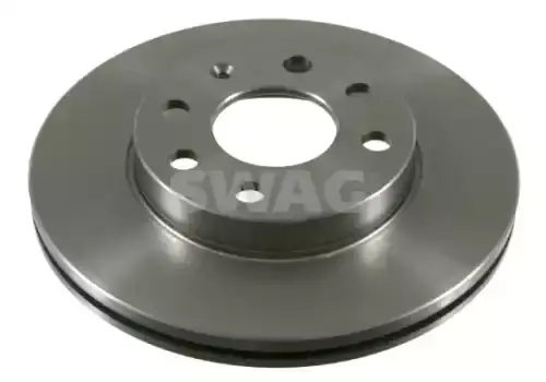 Тормозной диск SWAG 40 91 9508 вентилируемый передняя ось