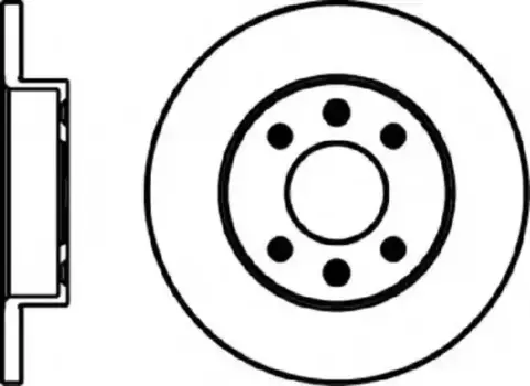 Тормозной диск TEXTAR 92036103 полный передняя ось