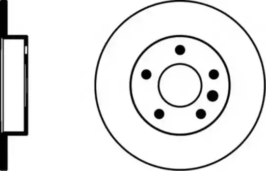 Тормозной диск TEXTAR 92092103 полный задняя ось