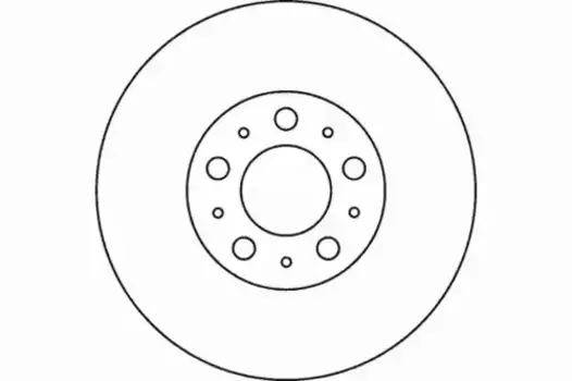 Тормозной диск TEXTAR 92100503 вентилируемый передняя ось