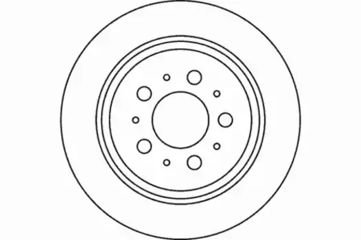 Тормозной диск TEXTAR 92100703 полный задняя ось
