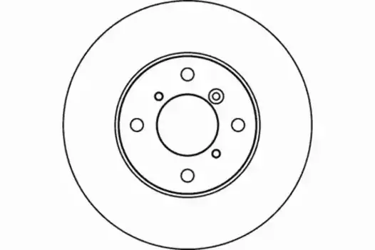Тормозной диск TEXTAR 92104500 вентилируемый передняя ось