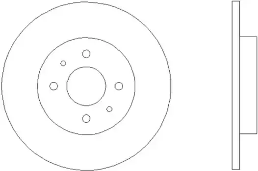 Тормозной диск TEXTAR 92134903 полный задняя ось