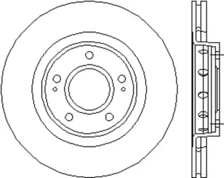 Тормозной диск TEXTAR 92135203 вентилируемый передняя ось