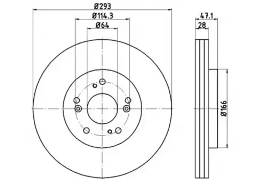 Тормозной диск TEXTAR 92184803 вентилируемый передняя ось