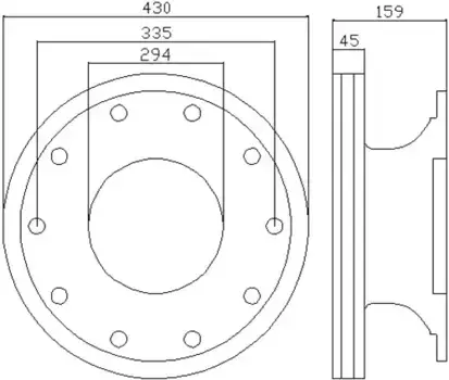 Тормозной диск TEXTAR 93127100 вентилируемый задняя ось