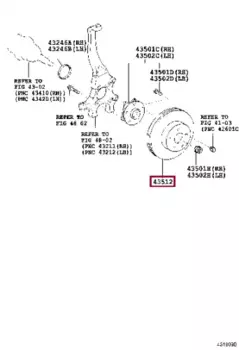 Тормозной диск TOYOTA / LEXUS 4351630020