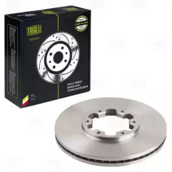 Тормозной диск TRIALLI DF 140122 вентилируемый передняя ось
