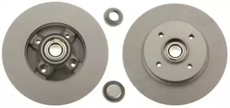 Тормозной диск TRW DF6128BS полный задняя ось