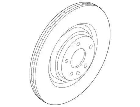 Тормозной диск VAG 8W0615601K