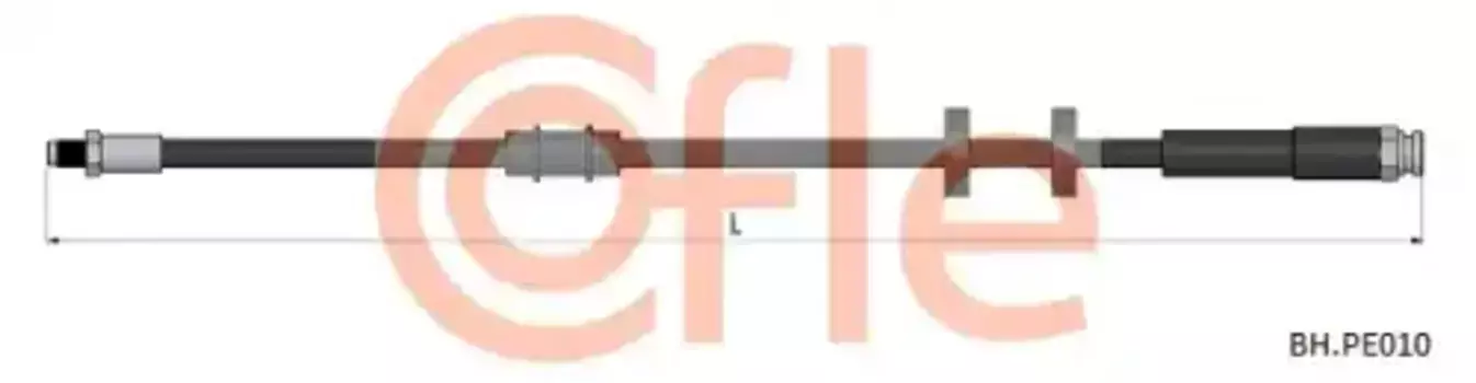 Тормозной шланг ! \CITROEN, FIAT, PEUGEOT BOXER 1.9 D 94>02, BOXER 1.9 D 99>02, BOXER 1.9 TD 94>02, 92.BH.PE010 COFLE