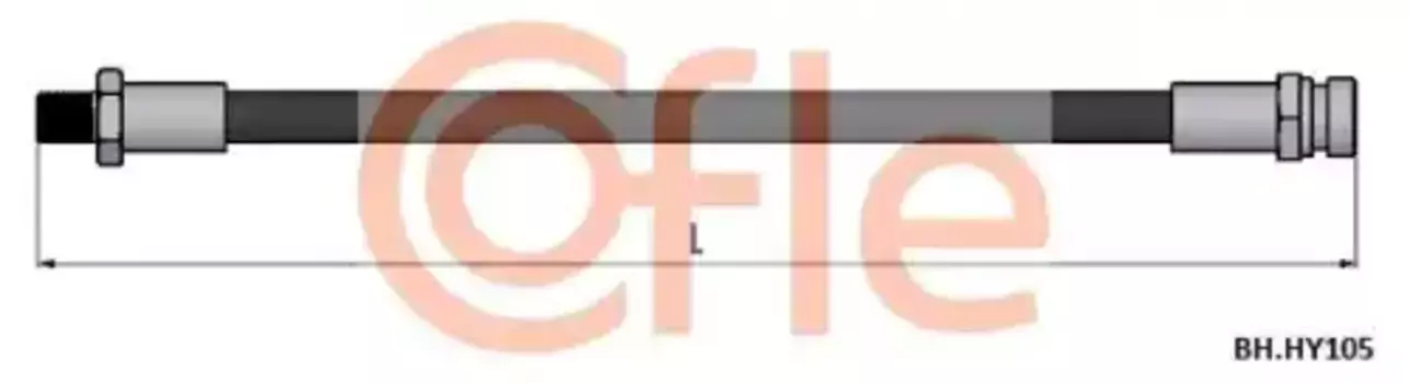 Тормозной шланг ! \HYUNDAI SONATA IV 2.0 16V 01>04 92.BH.HY105 COFLE