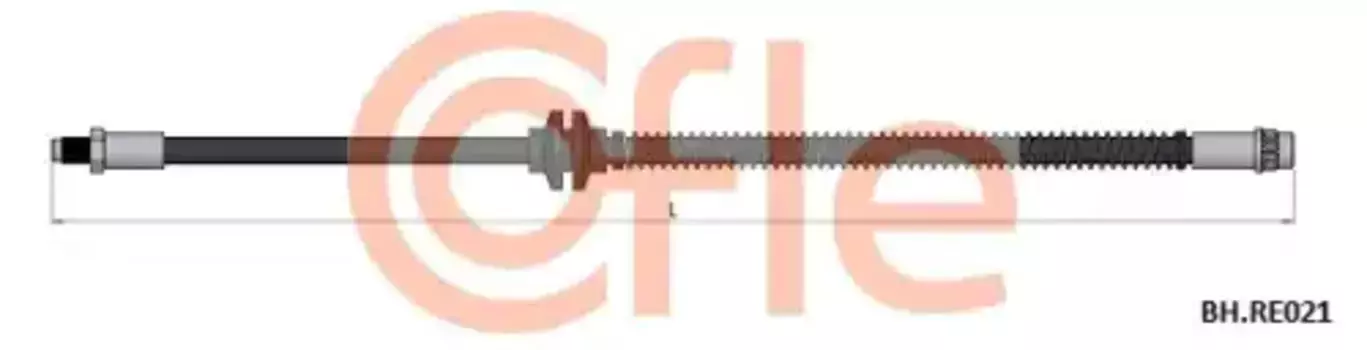 Тормозной шланг ! \RENAULT GRAND SCENIC II 1.5 dCi 04>08, GRAND SCENIC II 1.6 04>06, GRAND SCENIC II 92.BH.RE021 COFLE