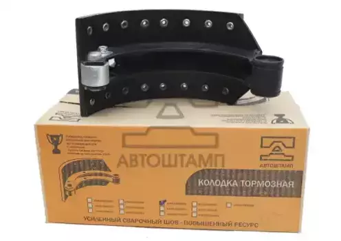 Тормозные колодки барабанные AVTOSHTAMP А4370-3502090