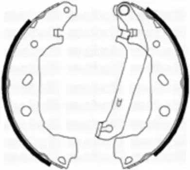 Тормозные колодки барабанные METELLI 53-0138
