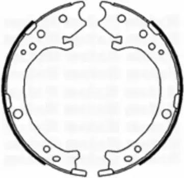 Тормозные колодки барабанные METELLI 53-0161