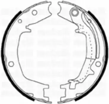 Тормозные колодки барабанные METELLI 53-0179Y