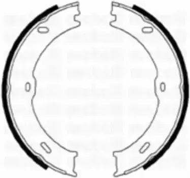 Тормозные колодки барабанные METELLI 53-0246